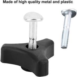 SnelShoppen - Universele Grijphandgreep voor Grasmaaier met Bevestigingsbouten, Ergonomisch en Duurzaam, 2 Stuks, Tuinaccessoires, Vervangonderdelen v — thumbnail 3