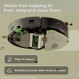 iRobot – Roomba® 115 Combo Robot - Robot stofzuiger met dweilfunctie – 15.000 Pa - Zwart — thumbnail 3