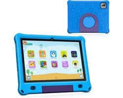 SnelShoppen - Kinder Tablet 10 inch - Android 15 - 64GB - Inclusief Hoes - Kindvriendelijke Tablet met Ouderlijk Toezicht - Ideaal voor Kinderen - WiF