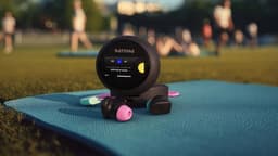 PHILIPS TAMS3BK/00 The Buds - True Wireless Oordopjes - Adaptieve Noise Cancelling - Bluetooth 6.0 - Tot 42 Uur Batterijduur - Smart Charging Case met Touchscreen - IP54 - Multipoint - Zwart — thumbnail 3