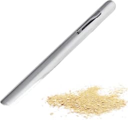 Tafelschraper Kruimelveger - Tafelreiniger Metaal - Tafels Schoonmaken - Draagbaar Zakformaat - 15 cm - Zilver — thumbnail 5