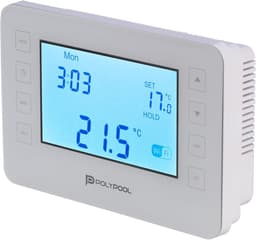 Digitale Thermostaat - Slimme Thermostaat Programmeerbare Thermostaat - Energie Besparen - Wifi & Spraakbesturing - 230 Volt - Wit — thumbnail 1