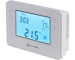 Digitale Thermostaat - Slimme Thermostaat Programmeerbare Thermostaat - Energie Besparen - Wifi & Spraakbesturing - 230 Volt - Wit