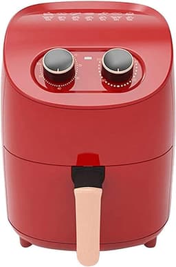 Airfryer - Heteluchtfriteuse - Gezond Koken - Snelle Hete Luchtcirculatie - 3.5 Liter - Rood — thumbnail 1