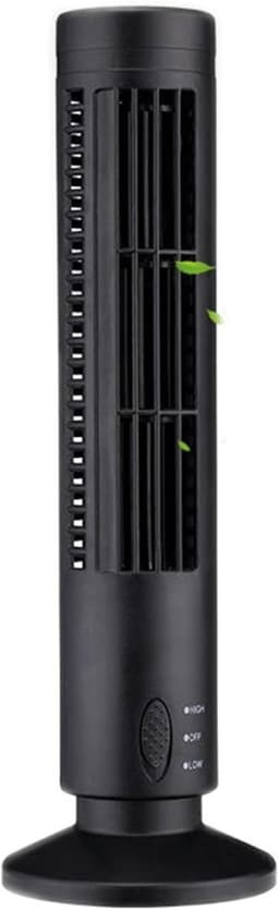 Torenventilator - Stille Koeler - Persoonlijke Koeling - Smart Voice Control - 10x10x34 cm - Zwart — thumbnail 5
