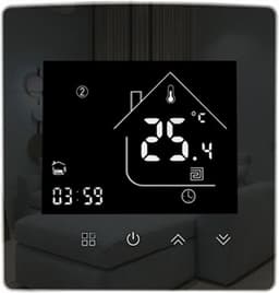 Slimme Thermostaat - Verwarming Bediening - Energie Besparen - Wekelijks Programmeerbaar - 86x86mm - Wit — thumbnail 1