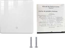 Slimme Thermostaat - Boiler Thermostaat - Verwarming Regelen - Vorstbeveiliging - 86 x 86 mm - Wit — thumbnail 1