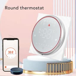 Slimme Thermostaat - Programmeerbare Controller - Energie Besparen - 5+1+1 Schema - 13mm Paneel - Wit — thumbnail 3