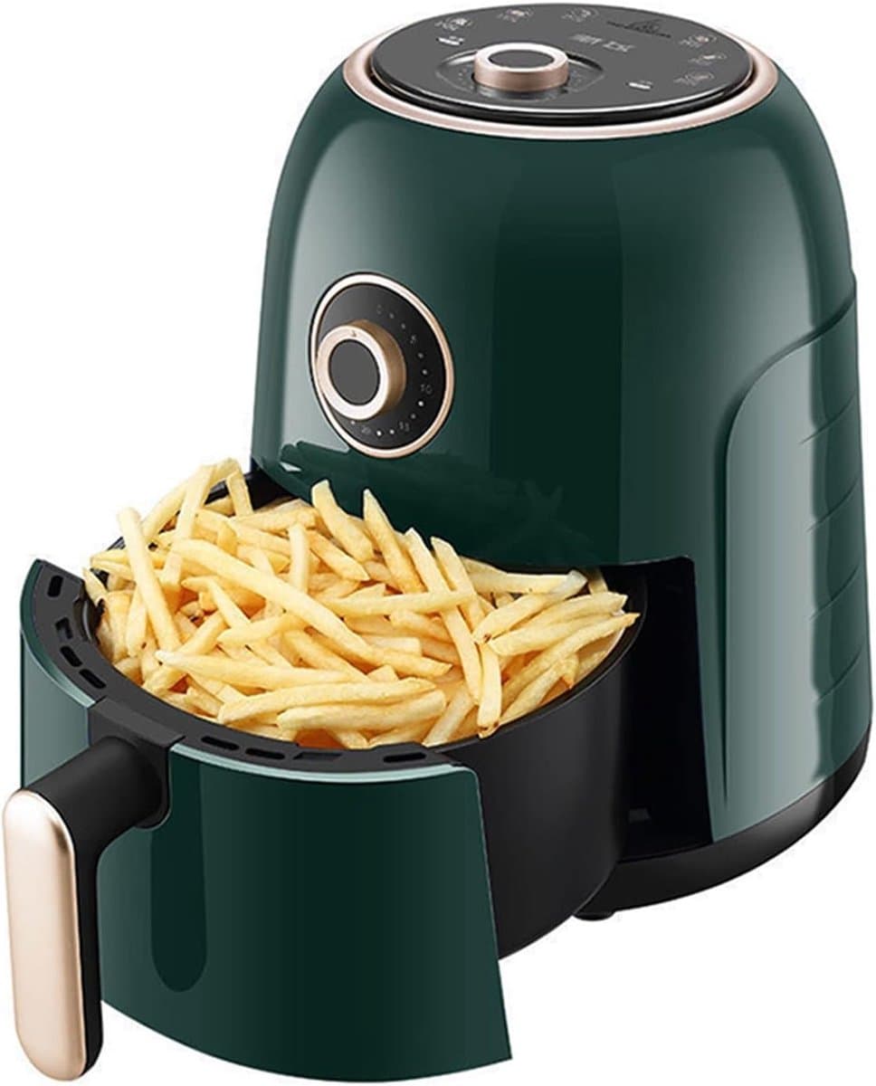 Heteluchtfriteuse - Airfryer - Gezond Bakken - Automatische Uitschakeling - 5 Liter - Blauw — afbeelding 1