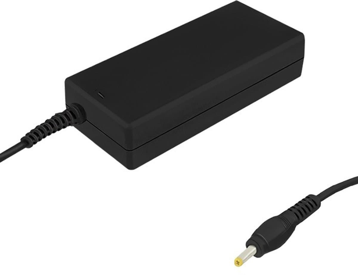 Qoltec 51528 netvoeding & inverter Binnen 65 W Zwart — afbeelding 1