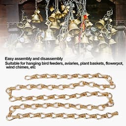 Hanglampketting 2 stuks 1m lange hanglampketting voor buitenplanten (goud) — thumbnail 3