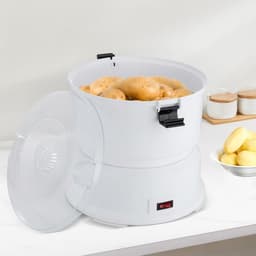 Elektrische Aardappelschilmachine - Automatische Dunschiller - Keukenwerk Vereenvoudigen - Hoog Rendement - 0.8 kg capaciteit - Wit — thumbnail 3