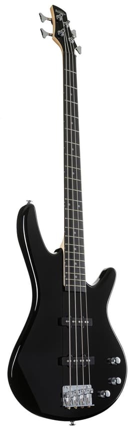 Ibanez GSR180 Black – 4‑snarige elektrische basgitaar – Dynamix J Pickups — thumbnail 1