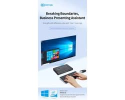 Viatel Smart Portable Business Office Home Windows Systeem Draadloze Wifi Bluetooth Projector