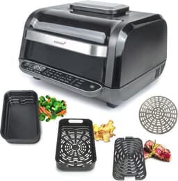 Zwart 6L Multifunctionele Heteluchtfriteuse en Oven met 8 Functies — thumbnail 1