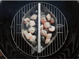 Houtskoolmand voor Weber Grill - Directe en Indirecte Warmte - Houtskoolbriket Brandstofhouder - 2 stuks — thumbnail 4