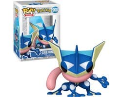 Pokémon Greninja - Amphinobi - Quajutsu vinylfiguur 968 Funko Pop! meerkleurig