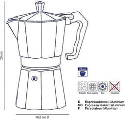 Espressomaker 9-kops - Kela | Italia — thumbnail 3