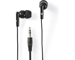 Nedis Bedrade Koptelefoon - 3,5 mm - Kabellengte: 1.20 m - Volumebediening - Zwart