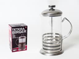 Gerimport French Press -cafetière glas - 600 ml - 5 kopjes - met filter — thumbnail 2