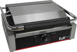 KuKoo Contactgrill (2200 W) - 2 platen - Temperatuur 50-300°C - 2 x lekbakjes — thumbnail 1