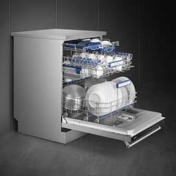 SMEG LVS345BQSTX - Vrijstaande Vaatwasser - 14 Couverts - RVS - Planetarium Wash System - Dry Assist+ - Energieklasse B — thumbnail 4