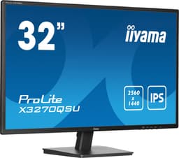 iiyama ProLite X3270QSU-B1 - 32 inch - QHD - IPS - USB-Hub (3x) — thumbnail 1