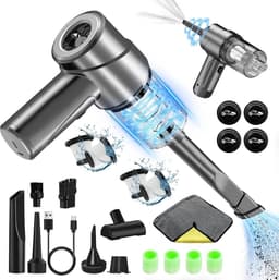 HandstofzuigerAuto - Draadloos - 12000Pa - Draagbaar - Voor Thuis en Auto — thumbnail 1