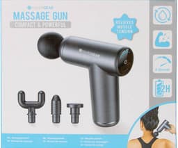 Silvergear Massage Gun - incl. 4 opzetstukken - Zwart — thumbnail 4