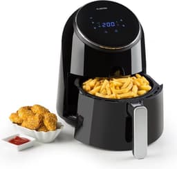 AirVital heteluchtfriteuse 1300W 2,5L CeraPlus anti-aanbaklaag touch zwart — thumbnail 1