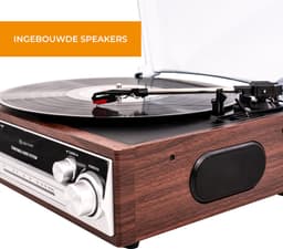 Denver Retro platenspeler - Ingebouwde Speakers - FM Radio - Auto-stop Functie - AUX - Phono - VPR190 — thumbnail 2