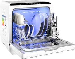 MONZANA Vaatwasser - Mini 46x45x44cm App Bediening 4,5l - Wit — thumbnail 1