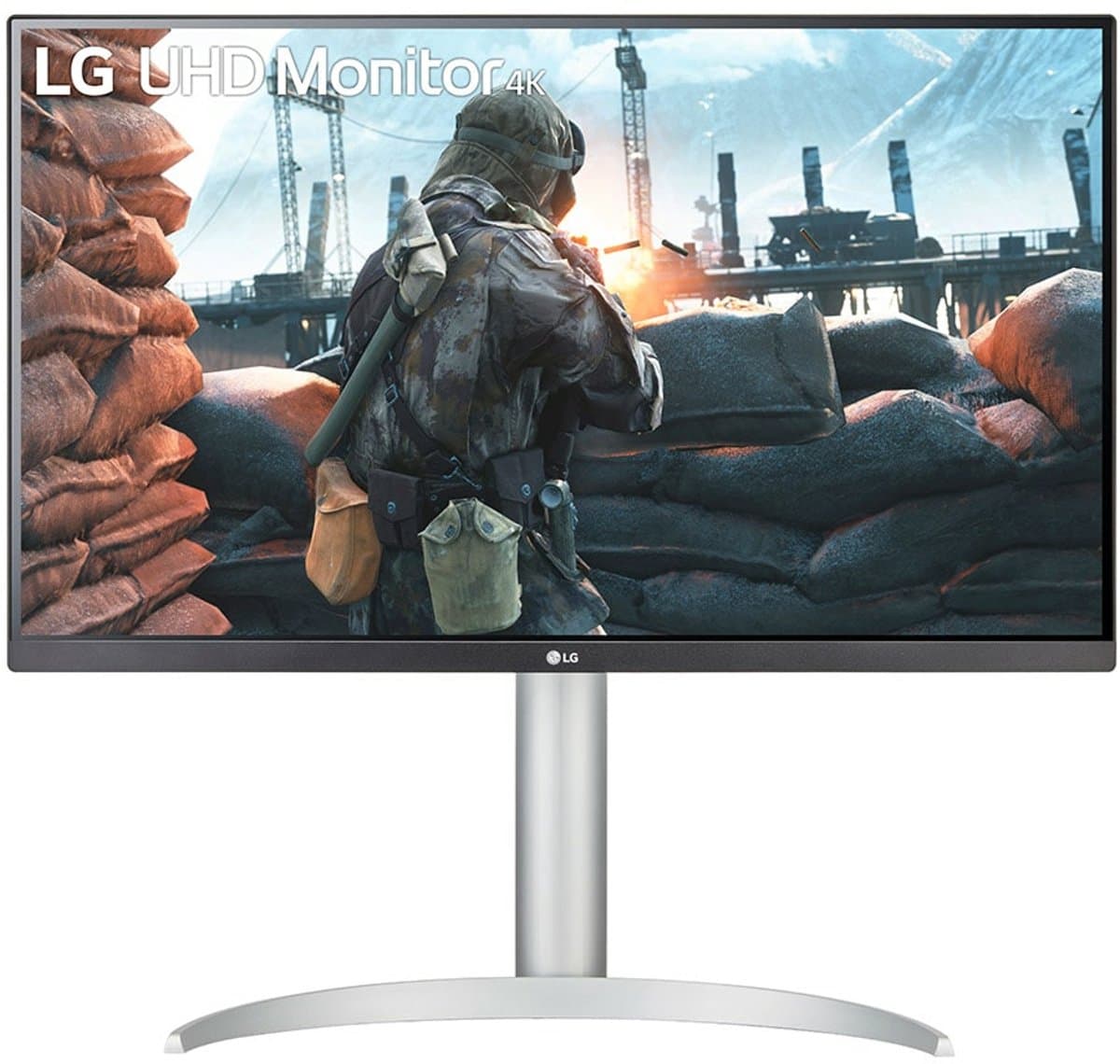 LG UltraFine 27UP650K-W - 4K IPS Monitor - 27 inch — afbeelding 1