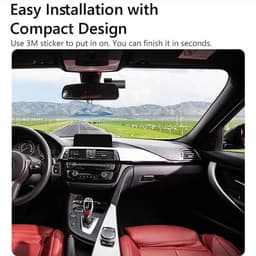 IMOU Dashcam T400 2K 1440P Auto Recorder met Continue Voeding (64gb) Zwart — thumbnail 4