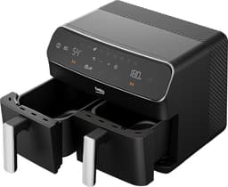 Beko FRL5388B Dubbel 4,25 l Vrijstaand 2400 W Heteluchtfriteuse Zwart — thumbnail 3