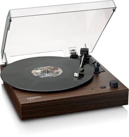 Lenco Platenspeler met Bluetooth - Twee ingebouwde Speakers en AT3600L Cartridge - LS-15WD - Hout — thumbnail 1