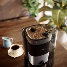 Philips Filter-koffiezetapparaat HD7888/01 - All-in-1 Brew - Met Filter en Molen - Voor Bonen - Instelbare Grofheid - Met LED Scherm - Zwart — thumbnail 3