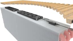 Heatfan 5 - Radiatorventilator Quattro - Zwart + Smart Sensor — thumbnail 3