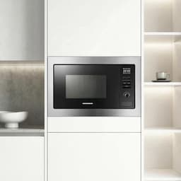 Inbouwmagnetron - Compacte oven - Maaltijden bereiden - Met grillfunctie - 25 liter capaciteit - Roestvrij staal — thumbnail 3