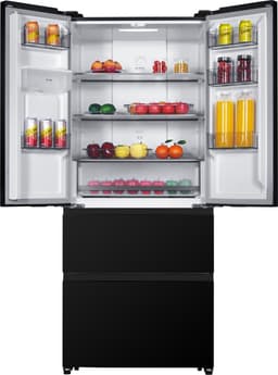 Frilec BONNFD455-WS-040DB - French Door Koelkast - 441 liter - No Frost - Waterdispenser - 39 dB - Energielabel D - Zwart - Amerikaanse koelvriescombinatie — thumbnail 5