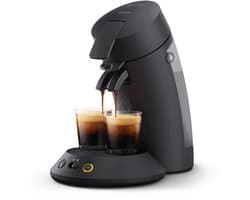 Philips Senseo Original Plus Koffiepadmachine CSA210/60 - Keuze uit 1 of 2 Kopjes - Instelbare Intensiteit - Automatische Uitschakeling - Zwart