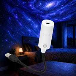 USB-melkwegprojector met twee sterrenhemel projectiekaarten — thumbnail 1