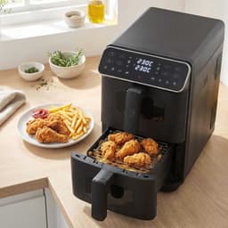 Salter VertiCook Ultra View 9L Dual Drawer Airfryer - Kijkvensters — thumbnail 2