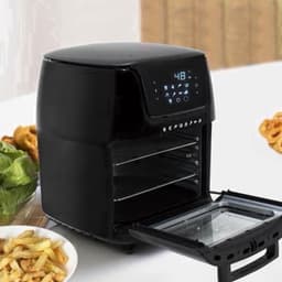 Airfryer – Heteluchtfriteuse – Airfry Oven – Digitale Friteuse – 15L Capaciteit – 1800 Watt – 8 Kookprogramma’s – Touchscreen Display — thumbnail 3