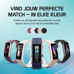 Otiume Stappenteller - Fitness Tracker - Smartwatch Horloge voor Dames en Heren - Roze — thumbnail 2