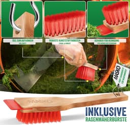 MASKO® elektrische motorhak 1500 Watt | 40 cm werkbreedte 20 cm werkdiepte | grondhak | akkerfrees landbouwer tuinfrees | elektrische hak | inklapbare handgreep | metalen behuizing | transportwielen, zwart — thumbnail 5