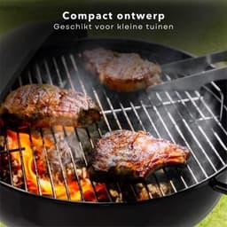 Cheqo® Barbecue - BBQ - Verrijdbare Kogelbarbecue - Houtskool BBQ met Deksel - Verplaatsbaar met Wielen - Inclusief EBOOK — thumbnail 5