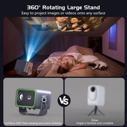 Mini beamer - Projector - Beamerscherm - Projectiescherm - Outdoor & Indoor Projector - — thumbnail 3