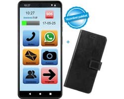 SeniorenTAB M Voordeelpakket - Senioren Smartphone op basis van Motorola - 64GB - 6.6 inch scherm - Inclusief Beschermhoes