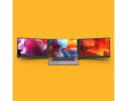 Tri Screen (2026) - 14 inch - Full HD - Portable Monitor - Aluminium Behuizing - USB-C - Triple Monitor - Draagbare Monitor